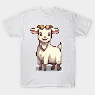 Pixelated Cute Goat T-Shirt